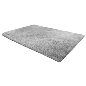 Grey Shag Rug Soft Stain Resistant Non Slip 230x160cm Bedroom Living Room Mat