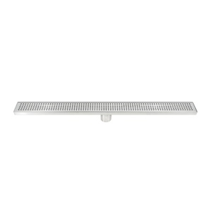 800mm Bathroom Shower Stainless Steel Grate Drain w/Centre Outlet Sturdy Sleek Unique Design