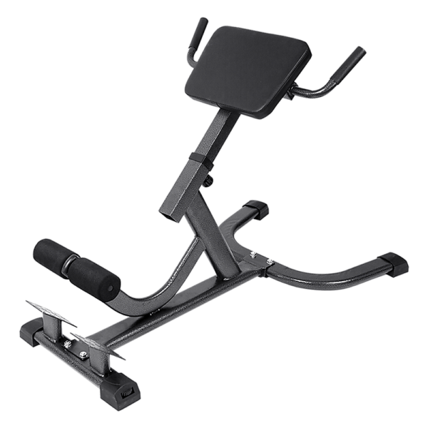 Hyper Extension Adjustable Roman Chair for Athletes and Fitness Enthusiasts Strengthen and Stretch Your Core and Back with Heavy Duty Steel Construction