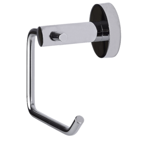 Chrome Toilet Paper Holder Modern Elegance Simple Design Installation Hardware