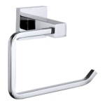 Chrome Toilet Paper Holder Modern Elegance Simple Design Installation Hardware