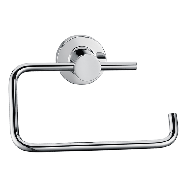 Chrome Toilet Paper Holder Bathroom Accessory No Spring Roller