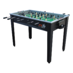 Foosball Table 4FT Soccer Game Home Party Gift MDF Steel Chrome Manual Scorers