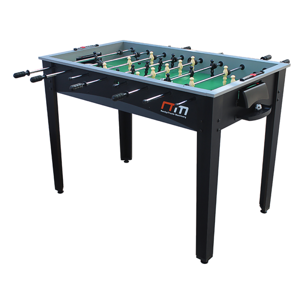 Foosball Table 4FT Soccer Game Home Party Gift MDF Steel Chrome Manual Scorers