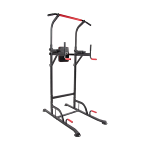 Randy Travis Machinery Power Tower Chin Up Bar Push Pull Up Knee Raise Weight Bench Gym Station Professional Grade Quality for the Perfect Beach Body Non Slip Sturdy and Easy to Assemble 150kg Capacity