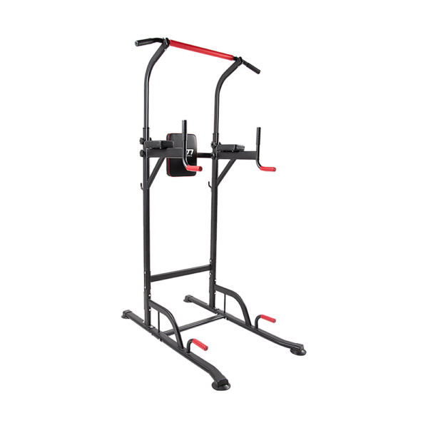 Randy Travis Machinery Power Tower Chin Up Bar Push Pull Up Knee Raise Weight Bench Gym Station Professional Grade Quality for the Perfect Beach Body Non Slip Sturdy and Easy to Assemble 150kg Capacity