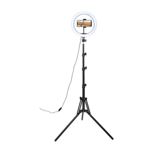 10 LED Selfie Ring Light with Tripod Stand & Phone Holder 3 Lighting Modes 10 Brightness Levels