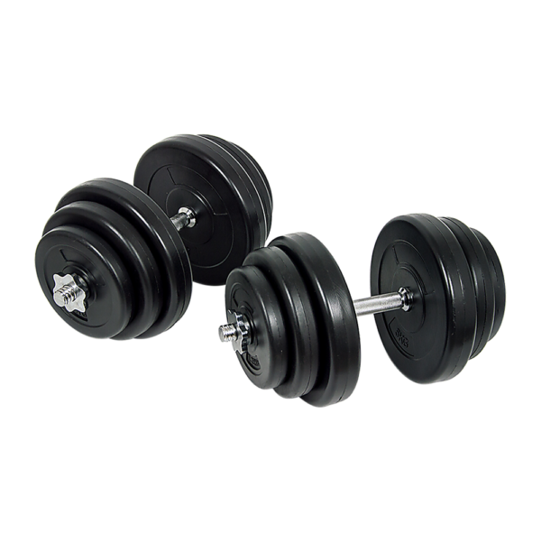 40KG Dumbbell Adjustable Weight Set Train Shoulders Biceps Triceps Non Slip Handle 1 Year Warranty