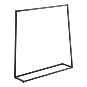 Industrial Steel Clothing Garment Rack Sturdy & Elegant Solution for Retail or Home Black