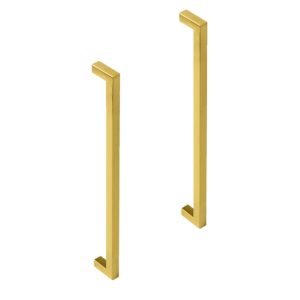 15x Brushed Brass Drawer Pulls Gold Finish 256mm Kitchen Cabinet Handles Rust Resistant