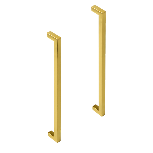 15x Brushed Brass Drawer Pulls Gold Finish 256mm Kitchen Cabinet Handles Rust Resistant