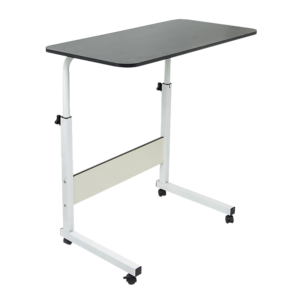 Wood Computer Desk L Shaped Adjustable Height Workstation for Home or Office Black