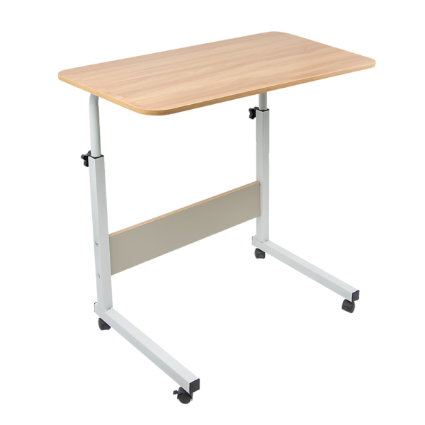 Wood Computer Desk L Shaped Adjustable Height Workstation for Home or Office Brown