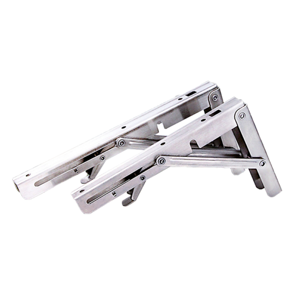 Stainless Steel Folding Table Brackets 10 Heavy Duty 50kg Load 2x for Kitchen Balcony Bathroom Randy Travis Machinery