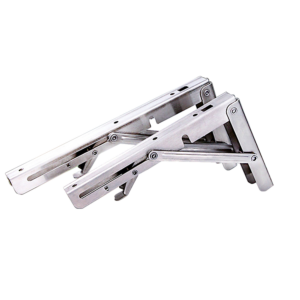 Stainless Steel Folding Table Brackets 20 Heavy Duty Load Capacity 50kg 2 Pack