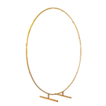 2M Wedding Hoop Arch Backdrop Stand Gold Iron 5kg Capacity 2m Diameter Perfect for Weddings Parties and Home Decor