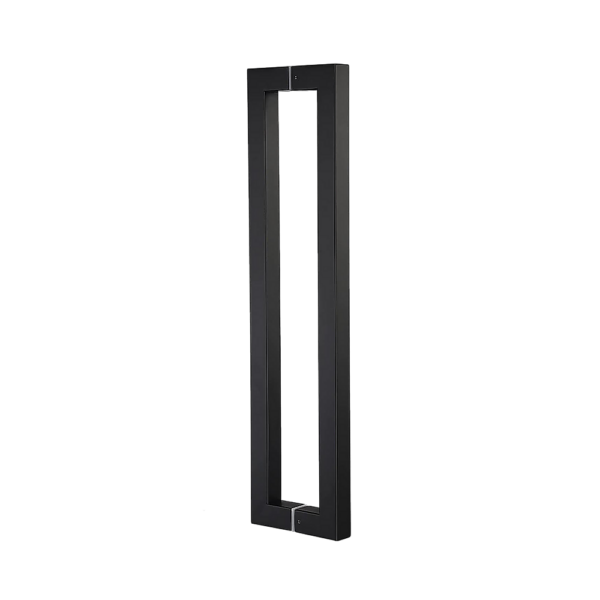 Entrance Door Pull Handle Matte Black 1200mm Stainless Steel Easy Install