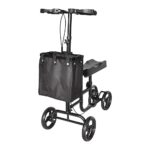 Knee Walker Scooter Mobility Alternative Foldable Storage Bag Alloy Frame 136kg