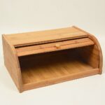 Bamboo Bread Bin Storage Box Kitchen Loaf Pastry Container Eco Friendly Insect Proof 40x27x16.5cm