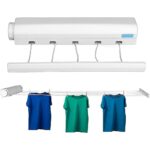 Retracting Clothesline 5 Line 18m Hanging Clothes Space Hanger ABS Polypropylene 36.4x6.3x6cm