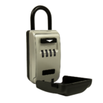 Security 4 Digit Combination Cable Lock Box Luminous Dials Portable Durable Metal Construction