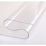 PVC Tablecloth Protector Clear Plastic Table Cover 2134x1070mm 1.5mm Waterproof