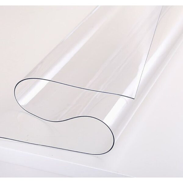 PVC Tablecloth Protector Clear Plastic Table Cover 2134x1070mm 1.5mm Waterproof