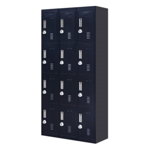 12 Door Locker for Office Gym Shed School Home Storage 3 Digit Combination Lock. Durable Secure and Customizable!