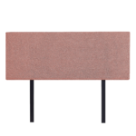 Linen Fabric Double Bed Deluxe Headboard Modern Elegance Pearl Copper Brown Customisable Height