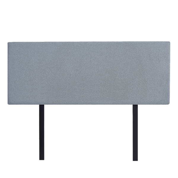 Linen Fabric Double Bed Deluxe Headboard Bedhead Berlin Blue. Modern Elegance Long Lasting Linen Customisable Height Removable Cover.