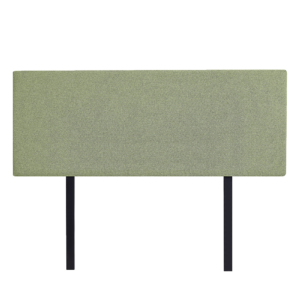 Linen Fabric Queen Bed Deluxe Headboard Olive Green. Modern Elegance Long Lasting Linen Fabric Customisable Height Removable Cover.