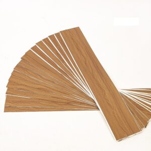 Vinyl Floor Tiles Self Adhesive Flooring African Mahogany Wood Grain 16 Pack 2.3SQM No Wax or Polish Needed!