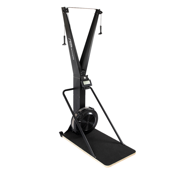 Air Ski Trainer & Stand Premium Fitness Machine Low Impact Adjustable Resistance Elite Performance