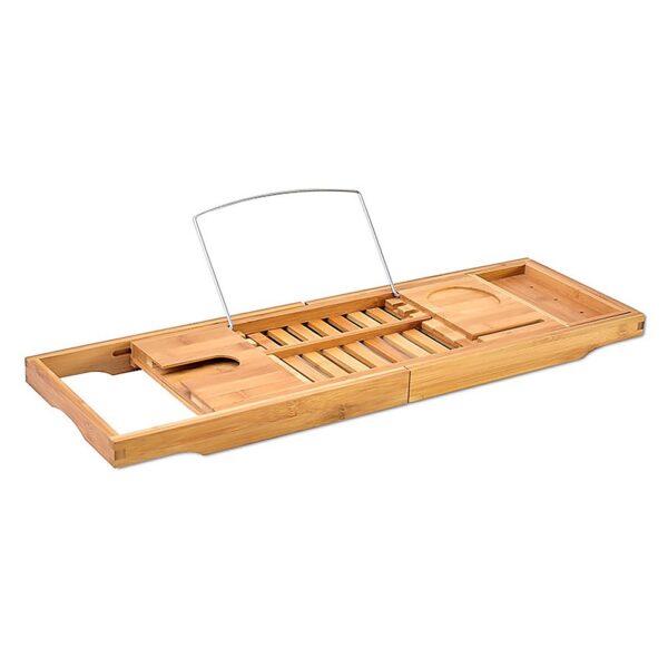 Bathroom Bamboo Bath Caddy Tray