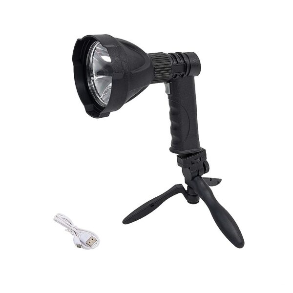 Handheld Rechargeable LED Spotlight Hunting Shooting 12V Resilient & Powerful