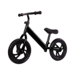 Kids Balance Bike Ride On Toys Push Bicycle Adjustable Handlebars Padded Seat EVA Tires Black