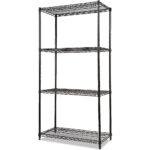 Modular Wire Storage Shelf 1200x450x1800mm Durable Steel Shelving for Home Office Warehouse