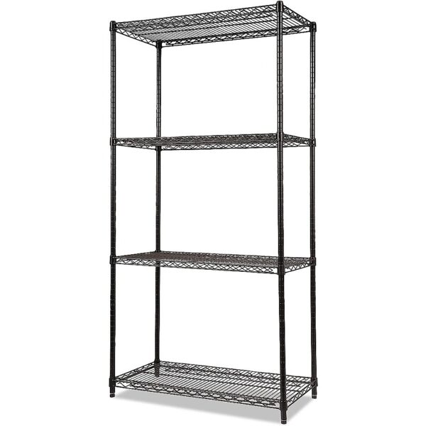 Modular Wire Storage Shelf 1200x450x1800mm Durable Steel Shelving for Home Office Warehouse