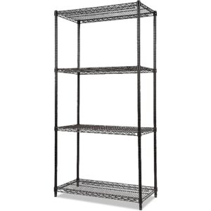 Modular Wire Storage Shelf 900 x 350 x 1800mm Steel Shelving Adjustable Durable Chic