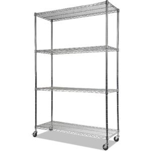 Modular Wire Storage Shelf 1500x350x1800mm Steel Shelving Adjustable Shelves & Legs