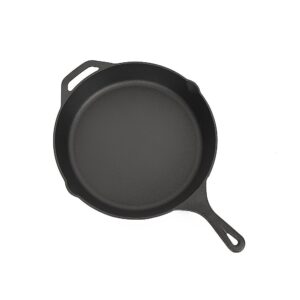 Non stick Frying Pan Cast Iron Steak Skillet BBQ Grill Cookware 30cm Induction Safe