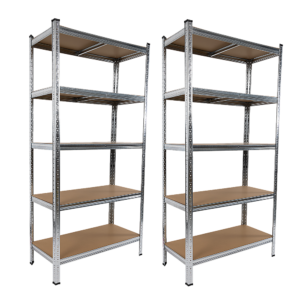 5 Tier Shelving Unit Industrial Strength Steel Boltless Assembly 200KG Capacity