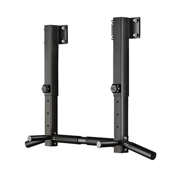 Wall Mount Pull Up Bar Chin Up Gym 270kg Capacity 6 Adjustable Heights 4 Grip Positions