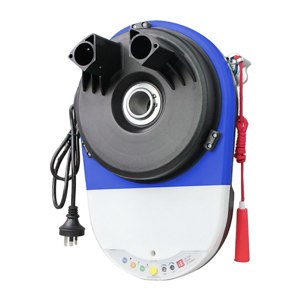 500N Max Automatic Garage Roller Door Opener Motor with Auto Reverse/Stop Wireless Button 2 Remotes IP53 4.5m Max Door Height