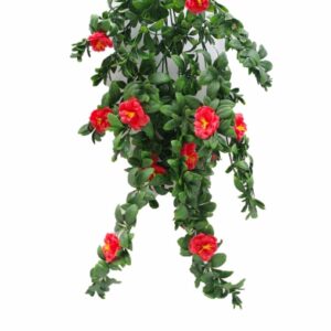 Vivid Hanging Red Rose Stem UV 85cm