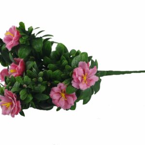 Artificial Pink Rose Bunch UV 45cm Perfect for Vertical Gardens Vases Weddings