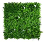 White Oasis Vertical Garden UV Resistant 1m x 1m Realistic & Easy to Install