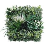 Bespoke Vertical Garden Green Wall UV Resistant SAMPLE 45cm x 45cm Realistic Lush Greenery Easy Install 5 Year Guarantee