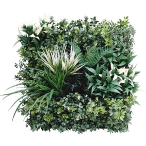 Bespoke Vertical Garden Green Wall UV Resistant SAMPLE 45cm x 45cm Realistic Lush Greenery Easy Install 5 Year Guarantee