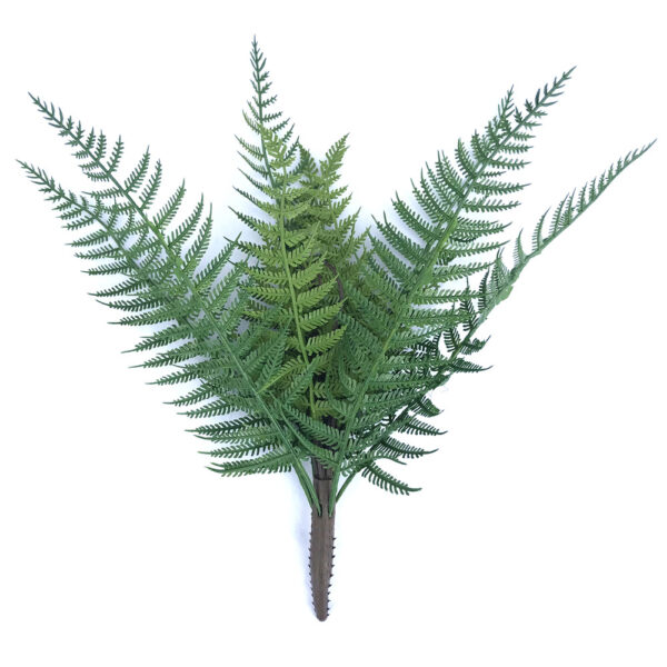 Dark Fern Stem UV Resistant 38cm High Quality Faux Plant for Floral Arrangements & Vertical Gardens